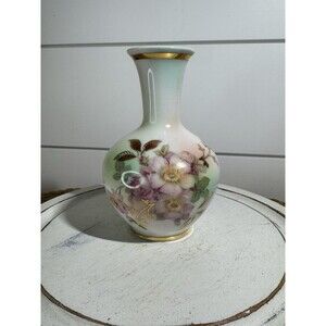 Schumann Arzberg Bavaria Germany Wild Rose 4" Vase  Vintage